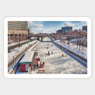 Rideau Skateway Sticker